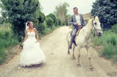 Mariage à cheval Manade Châteaurenard